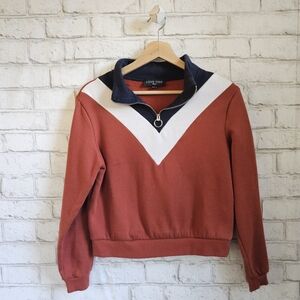 LOVE TREE Zip-neck Pullover, S